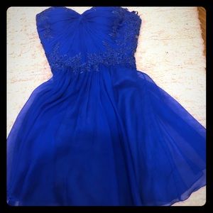 Deep blue cocktail Dress💙